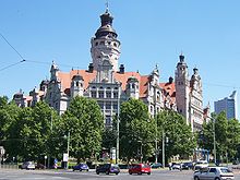 Il nuovo municipio di Lipsia (costruito tra 1899 e 1905)