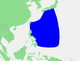 Localització de la mar de les Filipines
