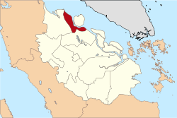 Location of Dumai in Indonesia