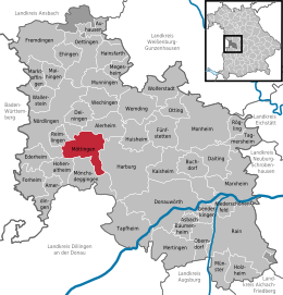 Möttingen - Localizazion