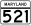MD Route 521.svg
