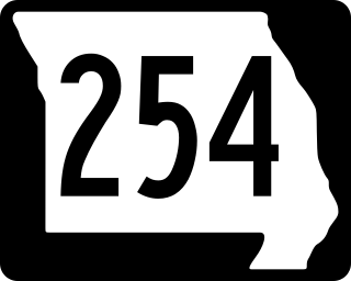 <span class="mw-page-title-main">Missouri Route 254</span> State highway in Missouri