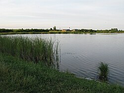 A lake in Majdan Zahorodyński