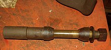 Old shop-made mandrel for turning hollow objects on an engine lathe Mandrel3.jpg