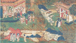 <i>Manis Community Established</i> Manichaen silk color painting