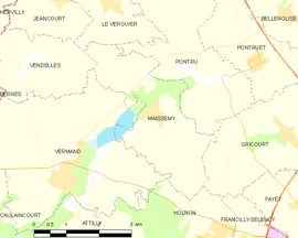 Mapa obce Maissemy