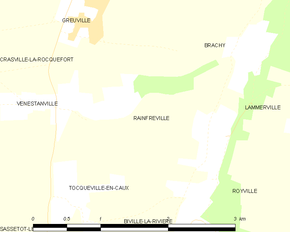 Poziția localității Rainfreville