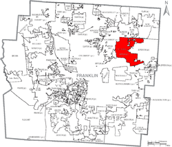 Map of Franklin County Ohio With Gahanna Labeled.png