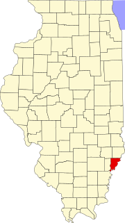 Thumbnail for File:Map of Illinois highlighting Wabash County.svg