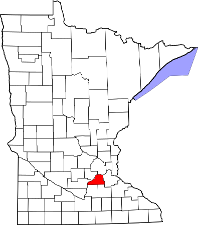 Map of Minnesota highlighting Scott County.svg