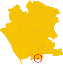 Mappa del comune di Cesa (provincia di Caserta, regione Campania, Italia).svg