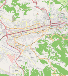 Mapa lokalizacyjna Sarajewa