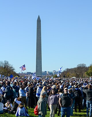 <span class="mw-page-title-main">March for Israel</span> 2023 demonstration in Washington, D.C., U.S.