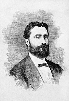 Matania Edoardo - Portretul lui Nicotera - gravură pe lemn - 1887.jpg