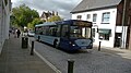 English: Metrobus 535 (YN03 WPR), a Scania OmniCity, in Carfax, Horsham, on route 23. This is one of the OmniCitys that started off on Crawley Fastway service, but following the arrival of new vehicles for the Fastway routes in 2009, were refurbished and put onto standard services.