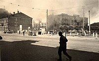 Дом Пераца (злева), чэрвень 1941 года