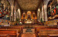 Interior of chapel.