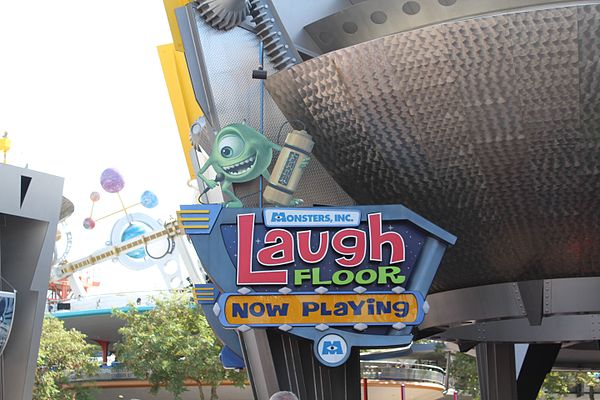 Image: Monsters Inc Laugh Floor Sign