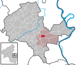 Läget för Monzernheim i Landkreis Alzey-Worms