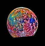 Moon - False Color.