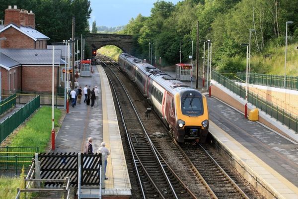 The restored Moorthorpe railway station