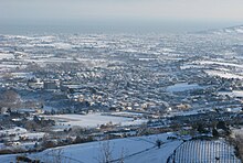 Morciano sotto la neve.