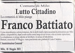 Mòrte di Battiato