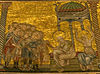 Mosaici del battistero, giuseppe 05 I fratelli mostrano al padre Giacobbe la veste insanguinata di Giuseppe.jpg