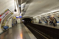 Mouton-Duvernet metro station, Paris 6 April 2014 001.jpg
