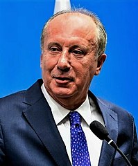 Ledare för Fosterlandspartiet (MP) Muharrem İnce från Yalova.