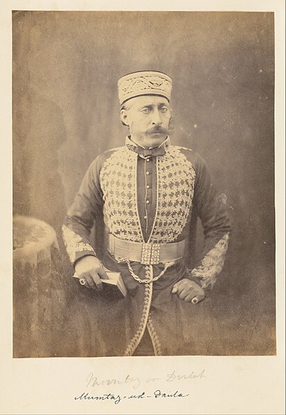 Mumtaz-ud-Daulah of the Budh Royal Family attributed to Felice Beato