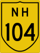 National Highway 104 shield}}