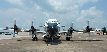 "Hurricane Hunter" – WP-3D Orion is used to go into the eye of a hurricane for data collection and measurements purposes.