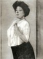 Nadeschda Lamanowa; Porträt von Serow (1911)