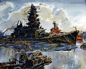 Japanese Battleship Nagato