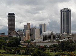 Skyline vo Nairobi
