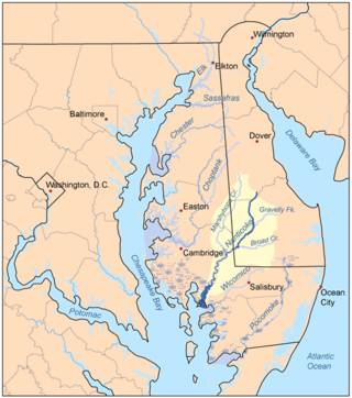 <span class="mw-page-title-main">Marshyhope Creek</span> River in Maryland, United States