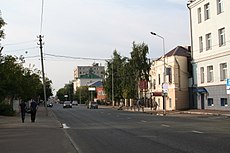 Rua Narimanov em Kazan