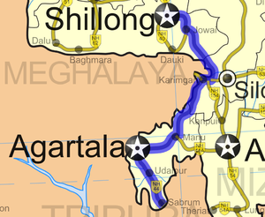 Course of the NH44