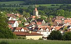 Neustadt an der Aisch, Bawaria, Niemcy - Widok na 