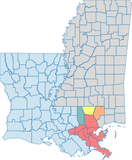 New Orleans–Metairie–Hammond combined statistical area Metropolitan area in Louisiana and Mississippi