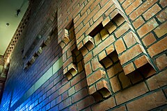 Brickwork detail. Christchurch. New Zealand, 2006