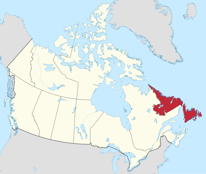 File:Newfoundland and Labrador in Canada 2.svg