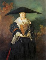 1703 English: Nicolas de Largillière, La belle Strasbourgeoise Русский: Никола де Ларжильер, Прекрасная жительница Старсбурга
