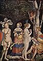 Niklaus Manuel Deutsch, Le Jugement de Pâris (vers 1520)