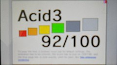 Nintendo 3DS Acid3 test results