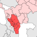 North Caucasian Federal District 1: Republic of Dagestan 2: Republic of Ingushetia 3: Kabardino-Balkaria 4: Karachay-Cherkess Republic 5: Republic of North Ossetia-Alania 6: Stavropol Krai 7: Chechen Republic