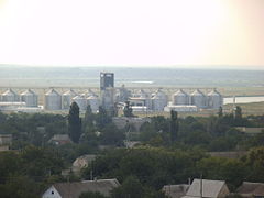 Silos de grains.