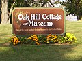 Oak Hill Cottage welcome sign.