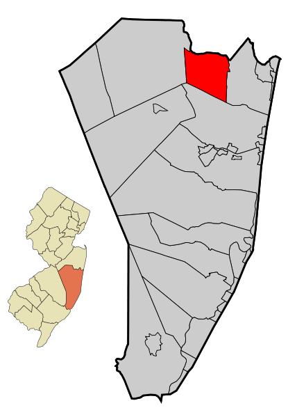 File:Ocean County New Jersey Incorporated and Unincorporated areas Lakewood Highlighted.svg